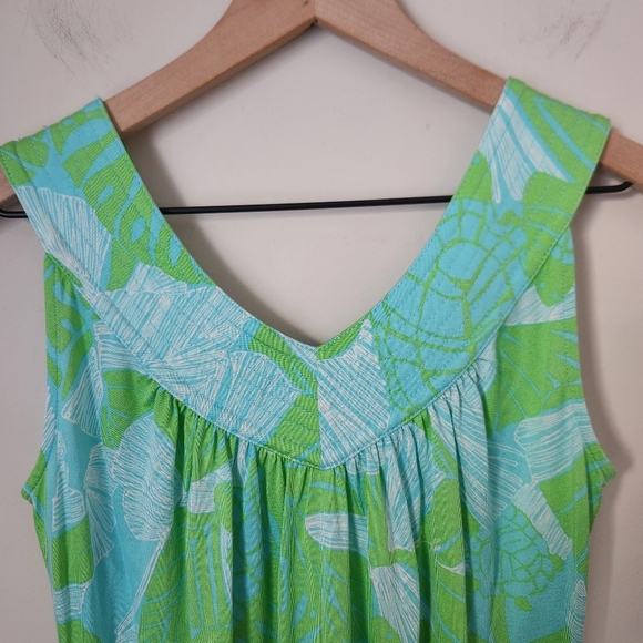 Lilly Pulitzer | Nadja Silk Blend Sleeveless Mini Dress in Limeade - Size XS - Picture 6 of 9